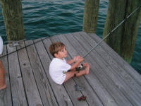 Fishin on the dock!