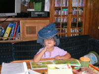 Reading with the crazy hat girl anyone?