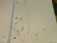 Drawing of Odie from Garfield