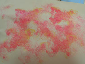 Abi's sponge art