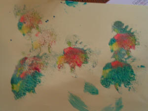 Aaron's sponge art