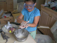 Science Geek makes gooy substance